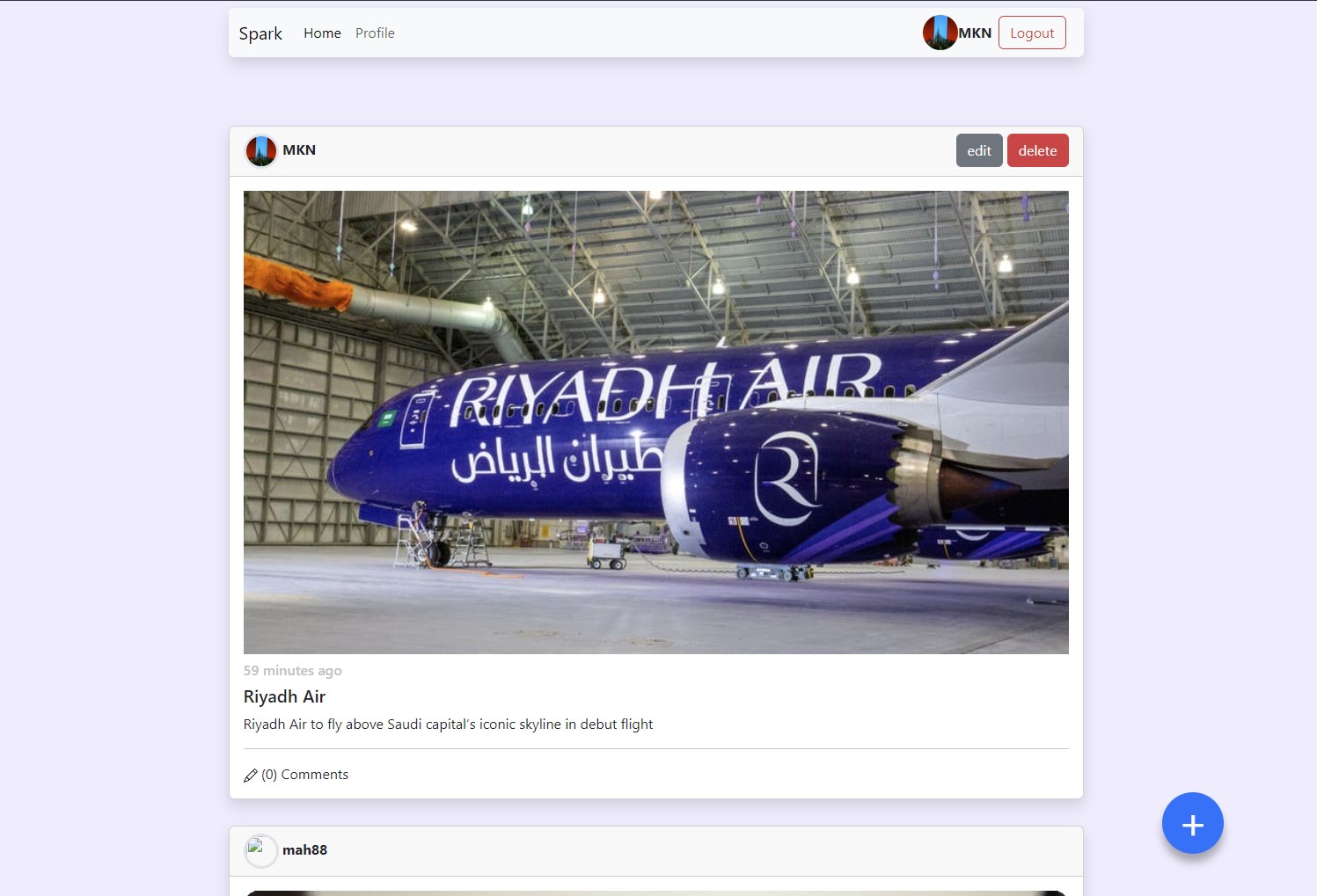 Spark project screenshot 1